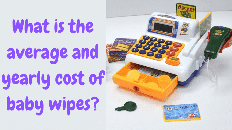 What is the average and yearly cost of baby wipes
