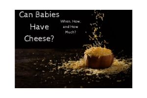 Can Babies Have Cheese (When , How, and How Much)