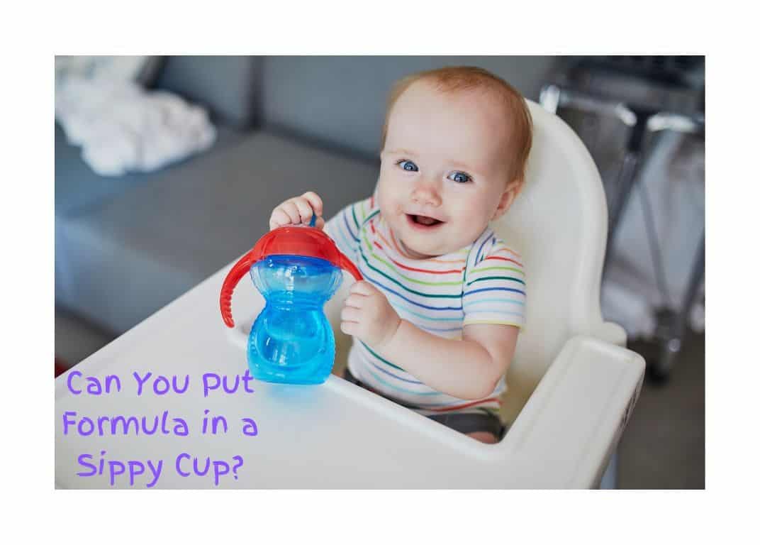 Can You Put Formula in a Sippy Cup