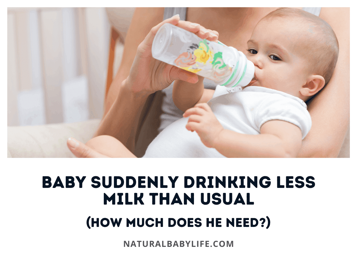 Baby Suddenly Drinking Less Milk than Usual (How Much Does He Need?)