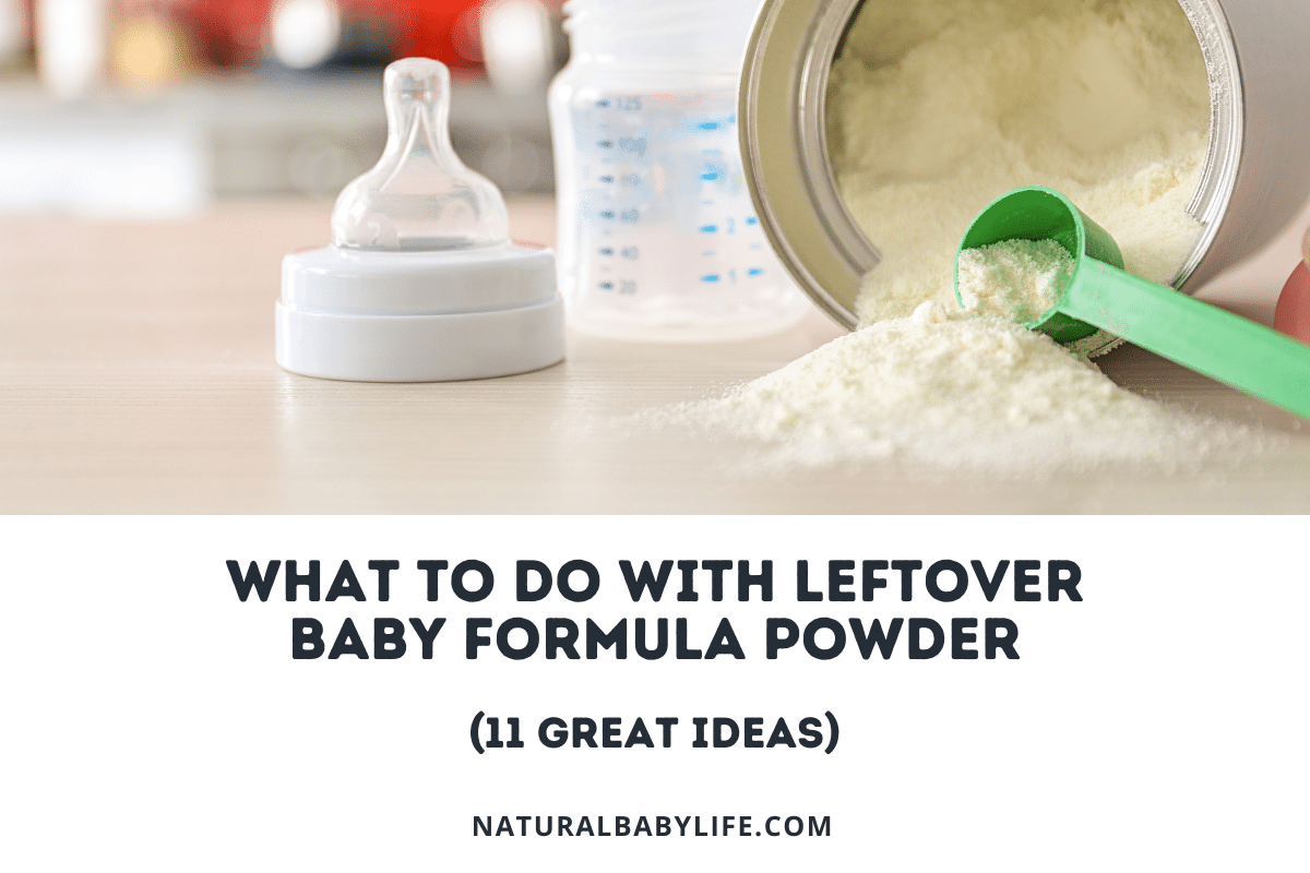 What to do with leftover baby formula powder (11 great ideas)