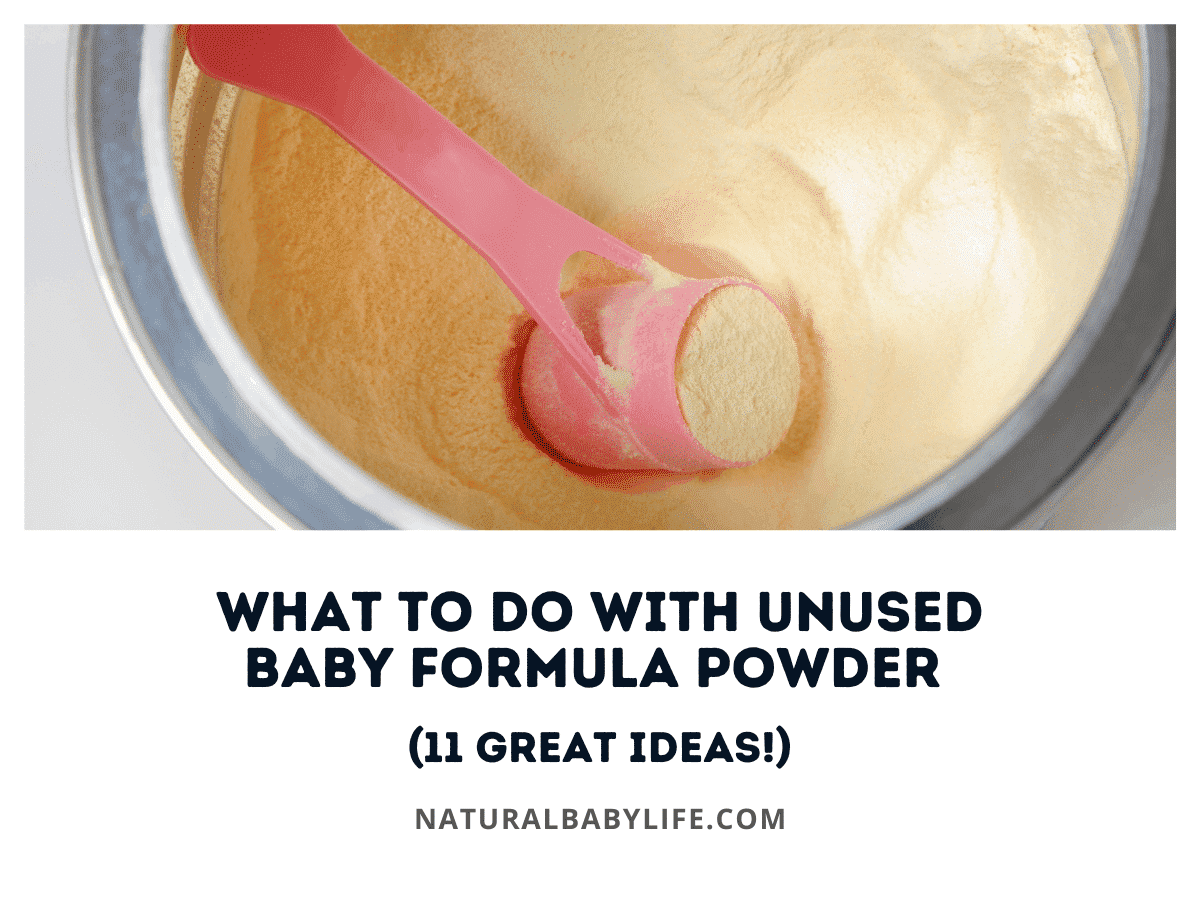 What to Do with Unused Baby Formula Powder (11 Great Ideas!)