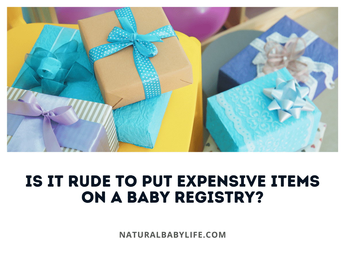 Is it Rude To Put Expensive Items on a Baby Registry?