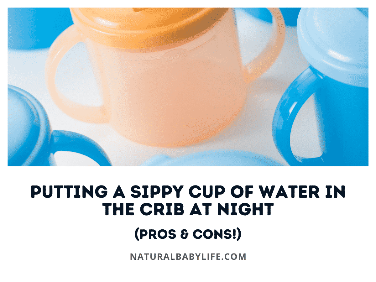 Putting a Sippy Cup of Water in the Crib at Night (Pros & Cons!)