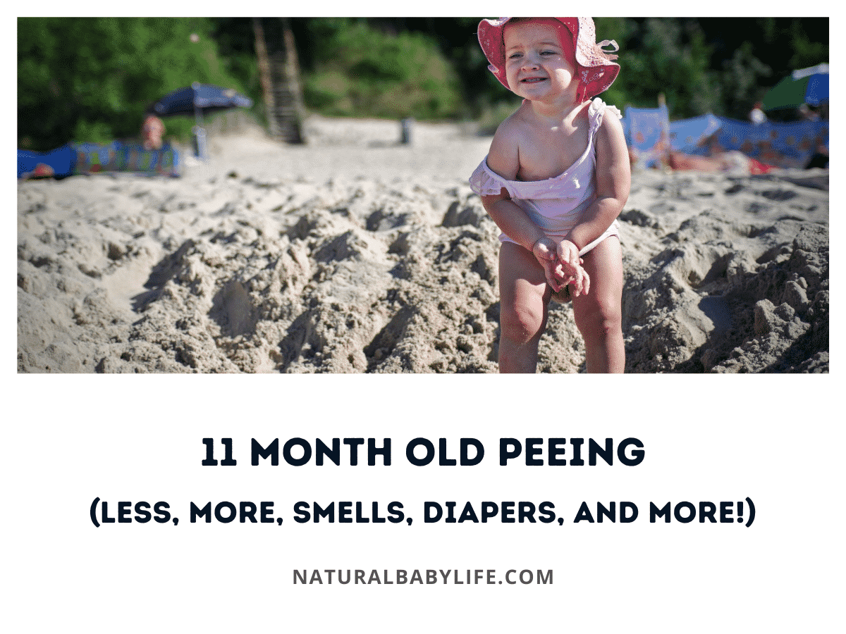 11 Month Old Peeing (Less, More, Smells, Diapers, and More!)