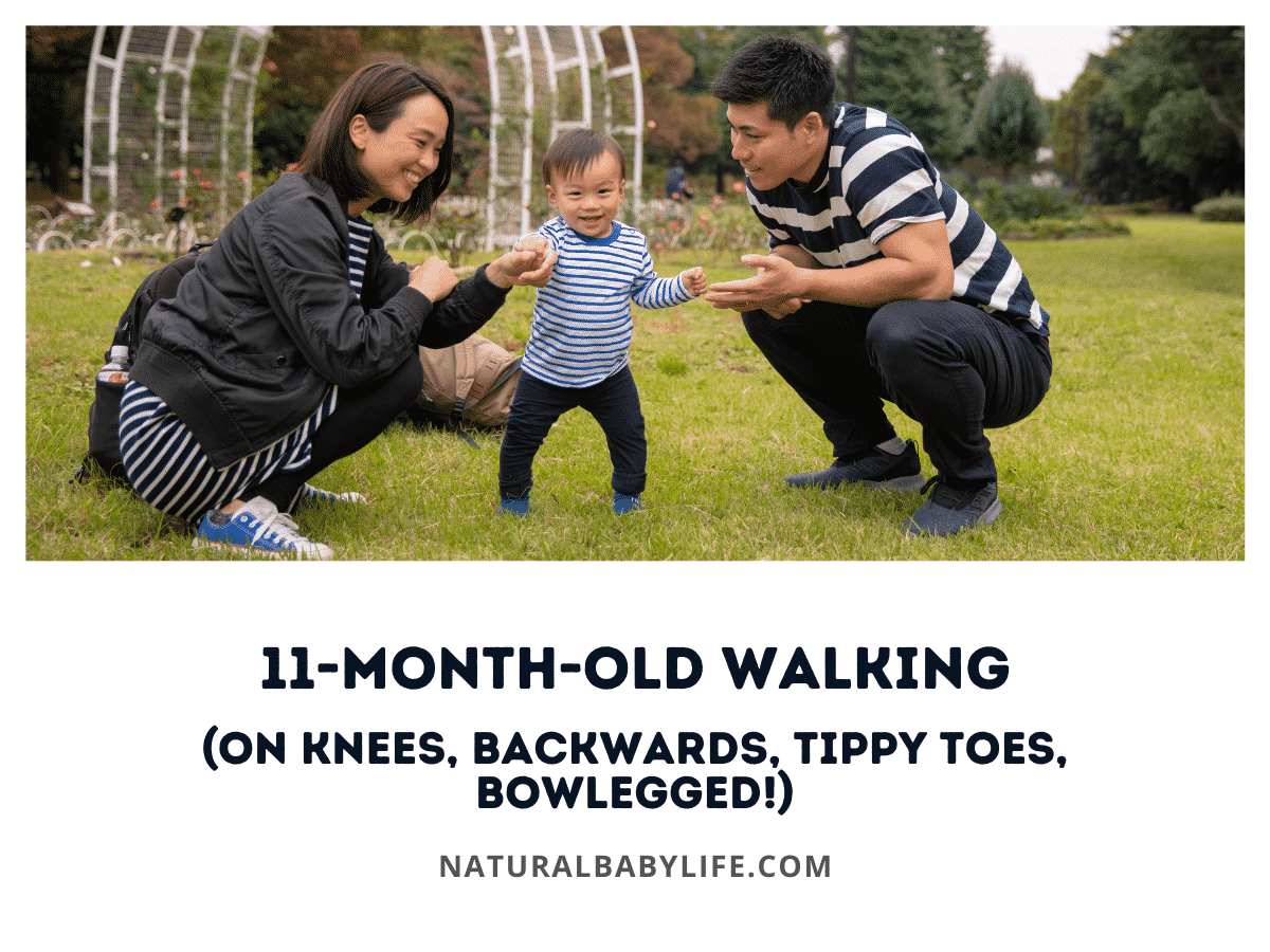 11 Month Old Walking (On Knees, Backwards, Tippy Toes, Bowlegged!) featured image