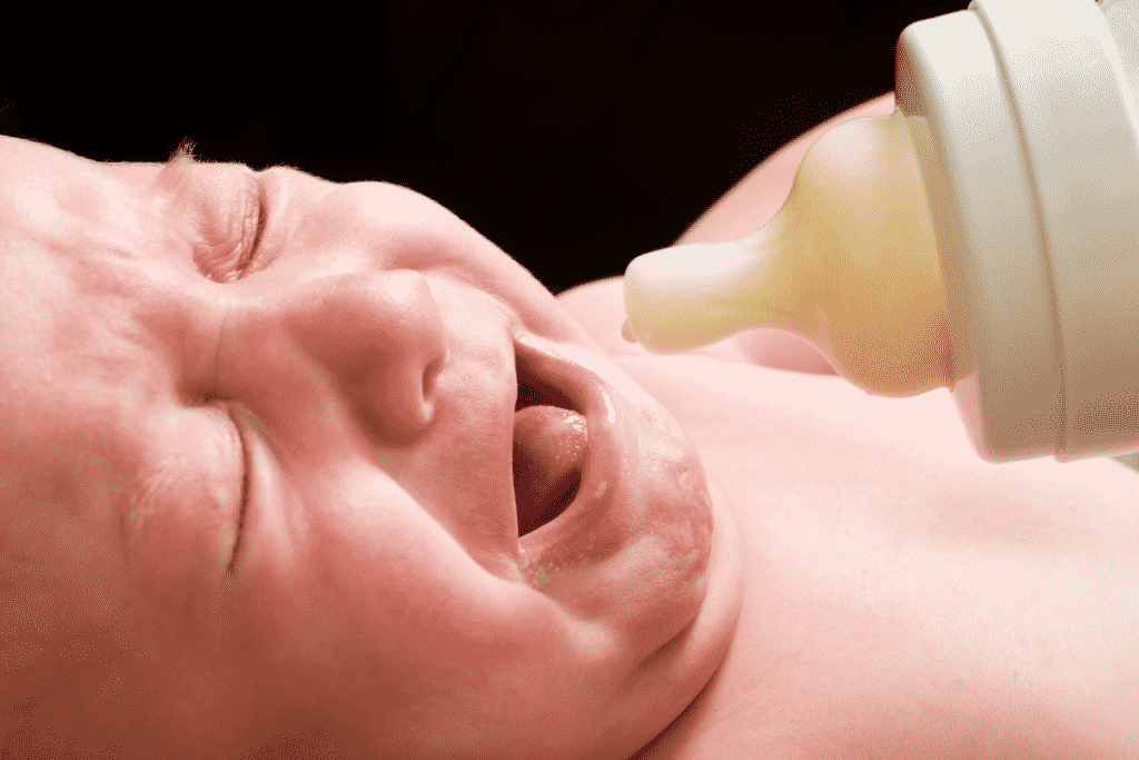 Baby accidentally drank old formula