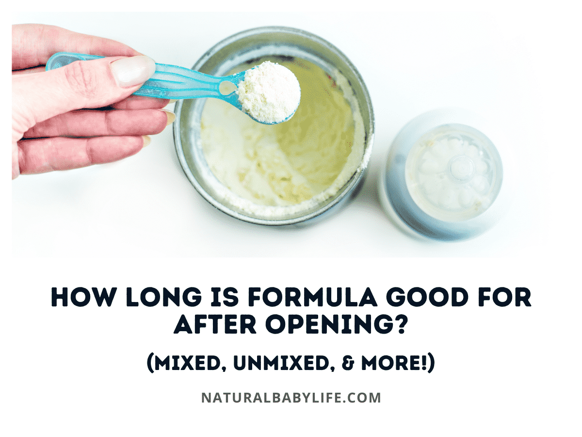 How Long Is Formula Good For After Opening? (Mixed, Unmixed, & More!)